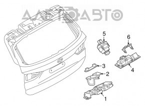 Capacul încuietorii portbagajului BMW X3 F25 11-17