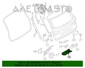 Замок двери багажника BMW X3 F25 11-17