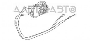 Acționarea electrică a capacului portbagajului BMW 5 F10 11-16