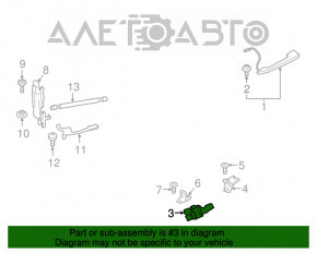 Замок двери багажника Mini Cooper F56 3d 14-