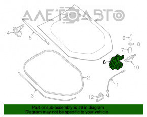 Blocare portbagaj Mini Cooper Countryman R60 10-16