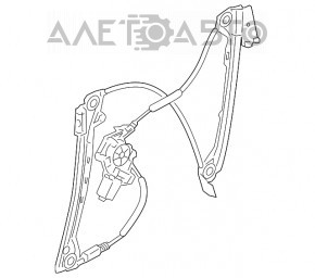 Стеклоподъемник с мотором передний правый BMW 335i e92 07-13