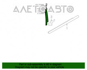 Capac usa fata stanga BMW 3 F30 12-18 lucios, zgarieturi