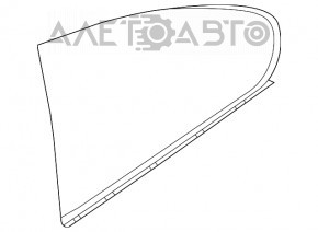 Fereastra din spate dreapta cu geam opac pentru BMW 335i e92 07-13