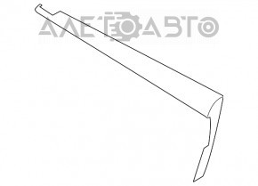 Moldura de interior a ușii, cartela din față stânga, lemn BMW 335i e92 07-13