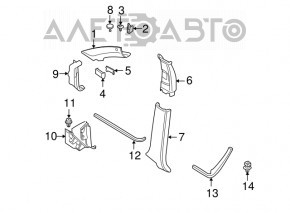 Capacul amortizorului din față dreapta, inferioară, pentru BMW X5 E70 07-13, negru