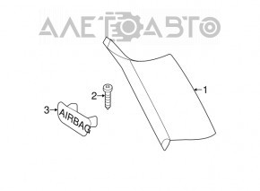 Capac spate dreapta pentru BMW X3 F25 11-17 gri