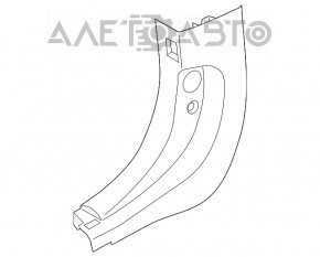 Capacul amortizorului frontal dreapta jos BMW 5 F10 11-16 gri