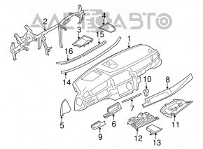 Tubul de subtorpilor pentru BMW 5 F10 11-16