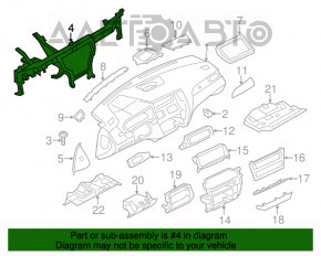 Труба подторпедная усиление BMW X3 F25 11-17