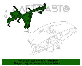 Труба подторпедная усиление Mini Cooper F56 3d 14-