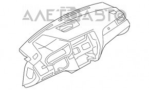 Torpedo panoul frontal fără AIRBAG BMW X3 F25 11-17 negru fără proiecție