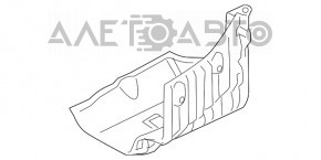 Capotă arc stânga BMW 335i e92 07-13