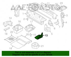 Обшивка арки правая BMW 335i e92 07-13