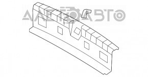 Capac portbagaj BMW 3 F30 4d 12-18 negru