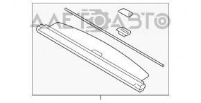 Capac portbagaj BMW X3 F25 11-17