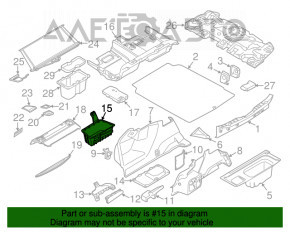 Capac portbagaj dreapta BMW 5 F10 11-16