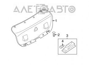 Capacul portbagajului pentru BMW 335i e92 07-13 cupe