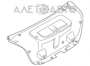 Обшивка крышки багажника BMW 5 F10 11-16