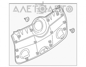 Capacul portbagajului inferior al usii Mini Cooper Countryman R60 10-16