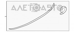 Спойлер крышки багажника BMW 5 F10 11-16