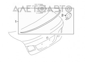 Capota portbagajului BMW 5 F10 11-16 SIGNEDA