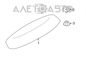 Spoilerul portbagajului Mini Cooper Countryman R60 10-16