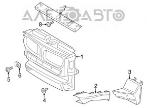 Bara de sus a televizorului BMW X3 F25 11-17 nou OEM original