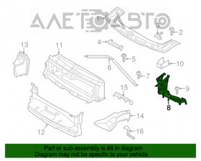 Suport de fixare far stânga BMW 3 F30 12-18