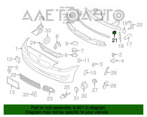 Suportul de bara fata dreapta pentru BMW 5 F10 09-17