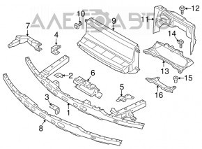 Bara de blocare a capotei BMW i3 14-21