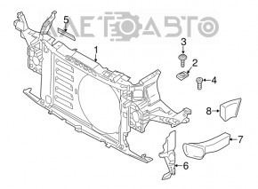 Televizorul panoului de radiatoare Mini Cooper Countryman R60 10-16