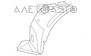 Aripa fata dreapta, partea din fata a BMW X5 E70 11-13 restilizat.