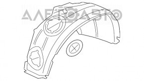 Bara de protecție față dreapta Mini Cooper Countryman R60 10-16, nou, neoriginal.