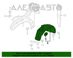 Bara de protecție față dreapta Mini Cooper Countryman R60 10-16