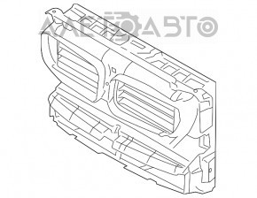 Jaluzele deflectorului radiatorului asamblate pentru BMW 5 F10 11-16