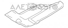 Protecție mijlocie sub caroserie BMW 5 F10 10-17 nou original OEM