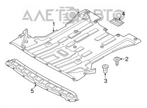 Защита двигателя BMW X3 F25 11-17 новый OEM оригинал