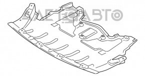 Protecție motor față BMW X5 E70 11-13 restilizat