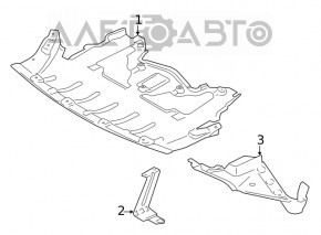 Protecție motor față BMW X5 E70 11-13 restilizat