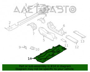 Protecție pentru podea, dreapta, Mini Cooper F56 3d 14-