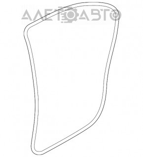 Garnitura portiera spate dreapta BMW 5 F10 11-16 nou original OEM