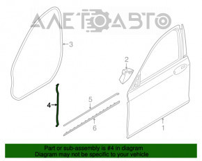 Garnitură ușă față stânga față BMW 7 G11 G12 16-22