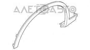 Decorație arc aripă stânga față BMW X3 F25 11-17 nou original OEM