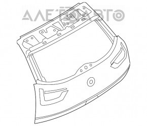 Ușa portbagajului goală BMW i3 14-20 nouă OEM originală