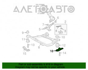 Capacul de protecție a roții din față, stânga spate, pentru Lexus RX300 RX330 RX350 RX400h 06-09