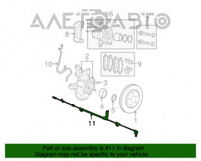 Senzor ABS frontal stânga Jeep Patriot 11-17