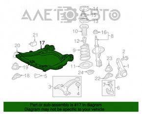 Bara de protecție față pentru Toyota Camry v40 hibrid