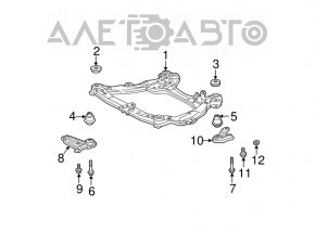 Подрамник передний Toyota Highlander 08-13