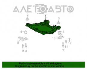 Bara spate pentru Lexus RX450h 10-15 FWD